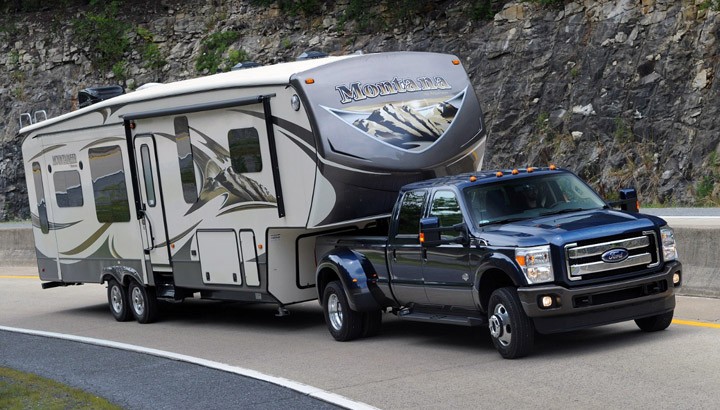 Ford Super Duty towing