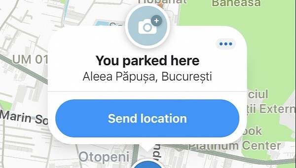 Waze parked car location