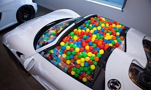 How Many Balls Are in This Porsche 918 Spyder?