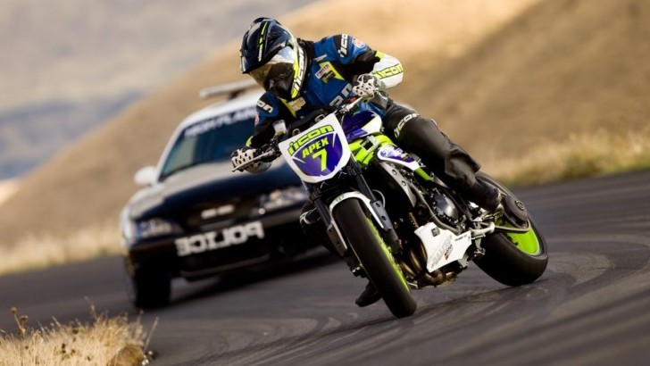 Motorcycle drifting looks cool but is very dangerous