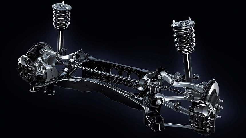 Lexus LC rear suspension