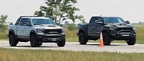 How Quick Is Hennessey’s Mammoth Compared to the Stock Ram 1500 TRX?