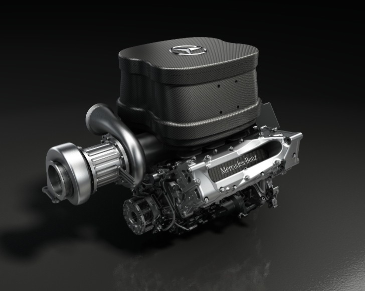 Mercedes AMG F1 V6 engine