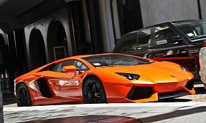 Aventador Looks Exciting Standing Still