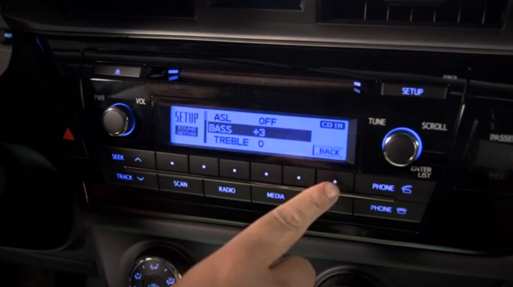 Toyota Corolla Tech Audio Setup