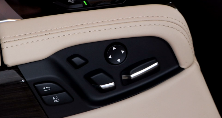 BMW Rear Seat Adjustment Buttons