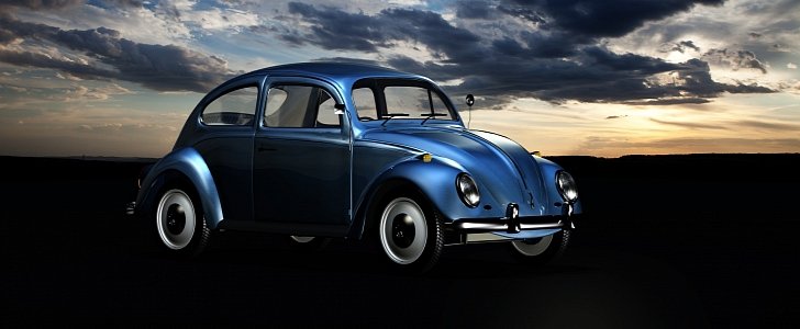 An artistic photo of a Volkswagen Beetle - not something you want in a used car ad