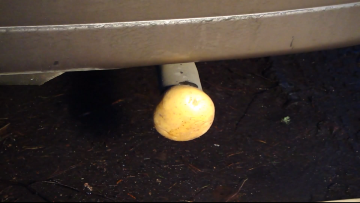Potato Stuck in Exhaust Tip