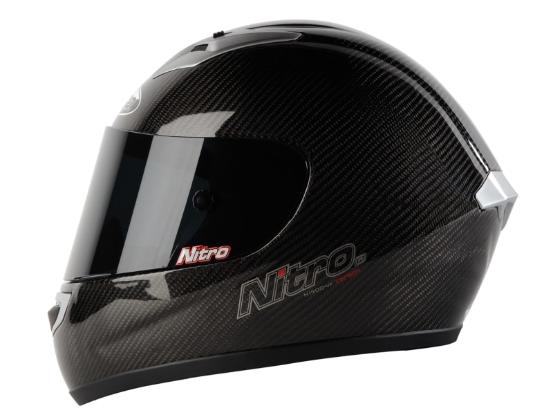 Carbon fibers helmets are light and extremely strong