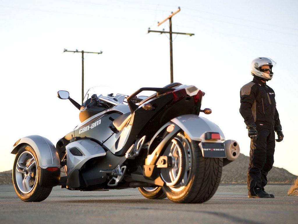 The Can-Am Spyder is a brutal machine for the experienced riders