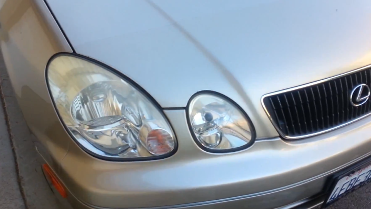 Lexus GS foggy headlights