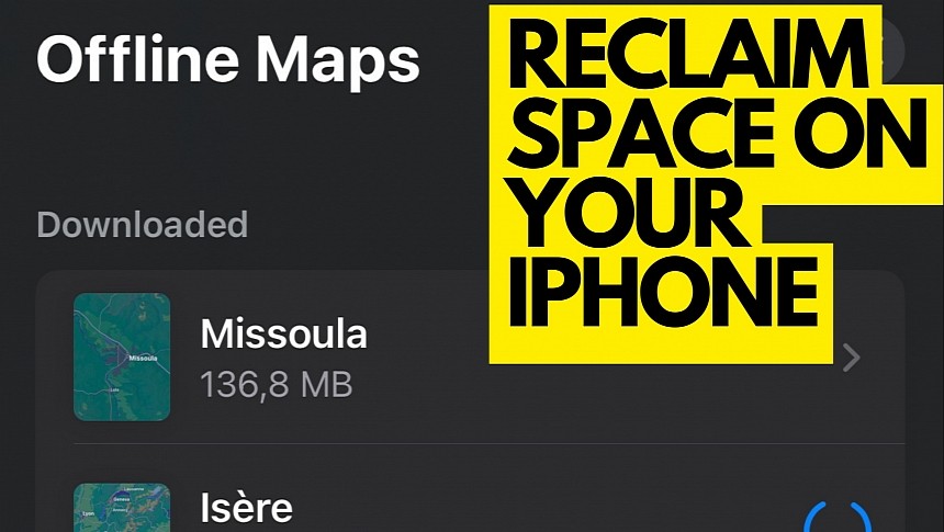 Apple Maps offline maps