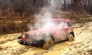 How to Destroy a Brand New Jeep Wrangler in the Mud