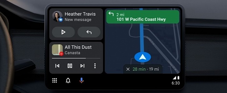 Interfaz Android Auto Coolwalk