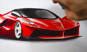 How to Draw a LaFerrari