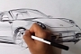 How to Draw a Porsche 911 Targa