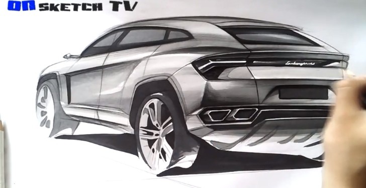 How to Draw the Lamborghini Urus SUV - autoevolution