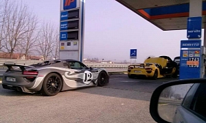 How To Get a Hybrid Six-Pack: Porsche Testing 918 Spyder in Italy