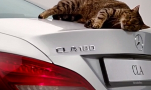 How to Make Fun of Your Cat: Mercedes-Benz CLA Commercial