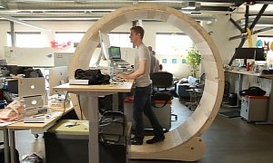 How to Make Your Wooden Hamster Wheel Standing Desk