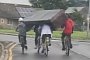 How to Move a Couch: Four Teens on Bikes and Plenty of Determination