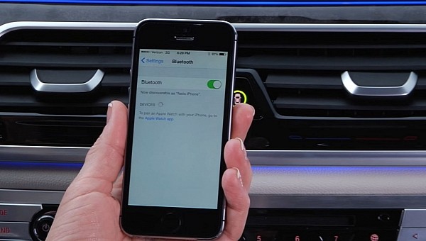 Pairing an iPhone to BMW's iDrive system