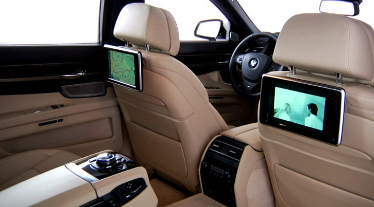 BMW 7 Series with Rear Seat Entertainment System