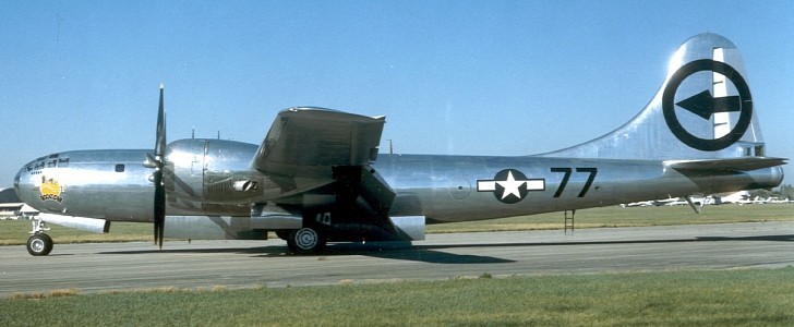 B-29 Bockscar takes to the air