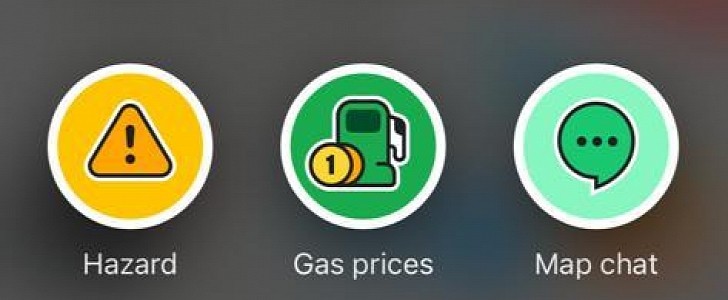 Reporting gas prices on Waze