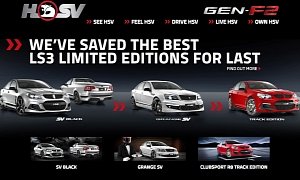 HSV Sends Off LS3 V8 With Special Edition Models