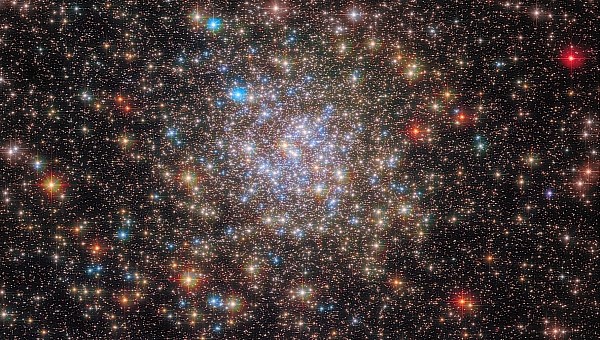 NGC 6355 globular star cluster as seen by Hubble