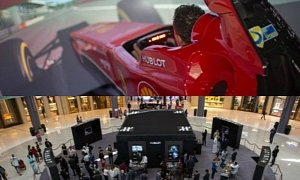 Hublot and Ferrari Present Their Racing Simulator Challenge to the Middle East