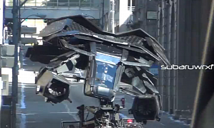 Huge Batwing Spotted on Set of Batman: The Dark Knight Rises