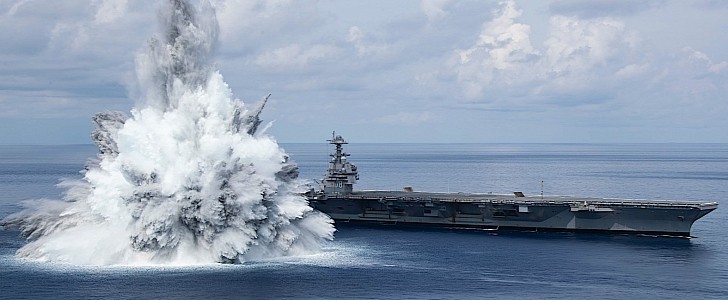 USS Gerald R. Ford's final shock test