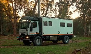 Huge Iveco EuroCargo Motorhome Simply Didn't Care About the Lockdown for Months