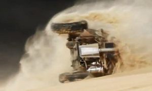 Huge Rollover Accident at Tal Mireb Sand Race