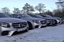 Huge Stash of Mercedes-Benz E-Class Press and Presentation Cars Filmed
