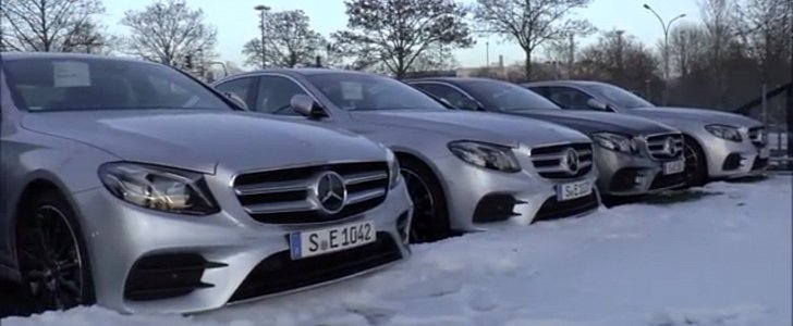 Stash of Mercedes-Benz E-Class cars