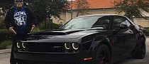 Hulk Hogan Wants to Hit 203 MPH in His Dodge Demon after Changing the Tires