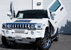 Hummer H2 Gets Lambo Doors and Chrome Forgiato Wheels