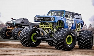 Humongous Ford Bronco Seemed Digitally Ready for the Monster Jam World Finals XXI
