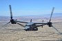 Hungry-Looking CV-22 Osprey Spins Massive Blades as It Approaches Flying Gas Station