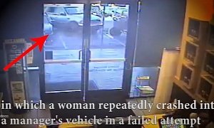 Hungry Woman Repeatedly Slams Into Restaurant Manager’s Car, Then Tries to Order