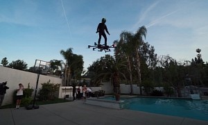 Hunter Kowald Is Flying All Over LA in His Custom, Production-Ready Hoverboard
