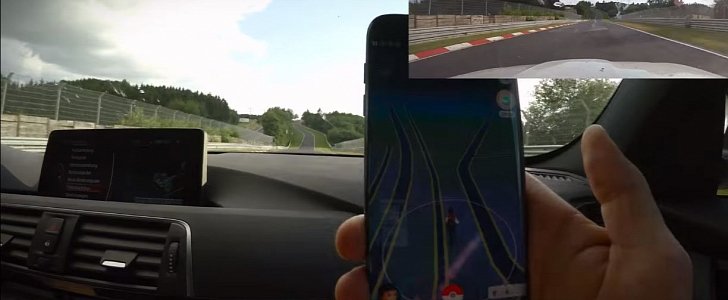 Hunting Pokemons in a BMW M3 Ring Taxi