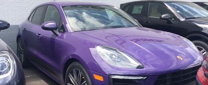 Ultraviolet Blue Porsche Macan