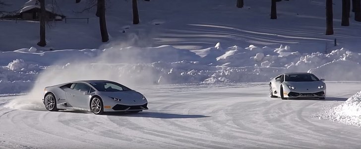 Lamborghini Huracans Pulling Drift Battles