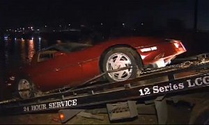 Husband Drives Wife’s 1990 Corvette into the River: Divorce Case