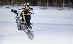Husqvarna Sends You on an Ice Supermoto Adventure for Free