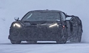 Hybrid 2021 Chevrolet Corvette e-Ray Prototype Starts Winter Testing